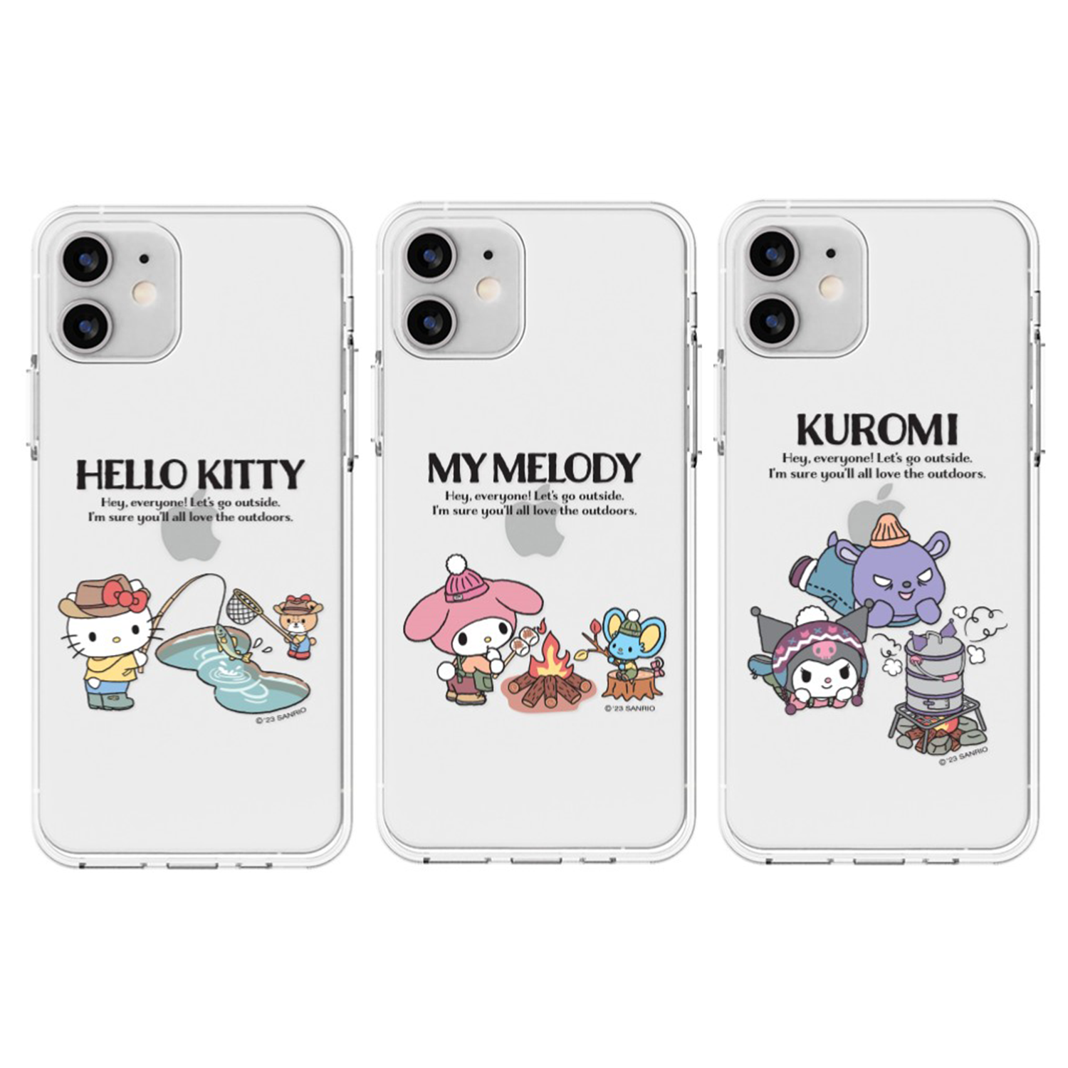 Sanrio - Clear Soft Case - 透明貼身手機保護軟殼 TY