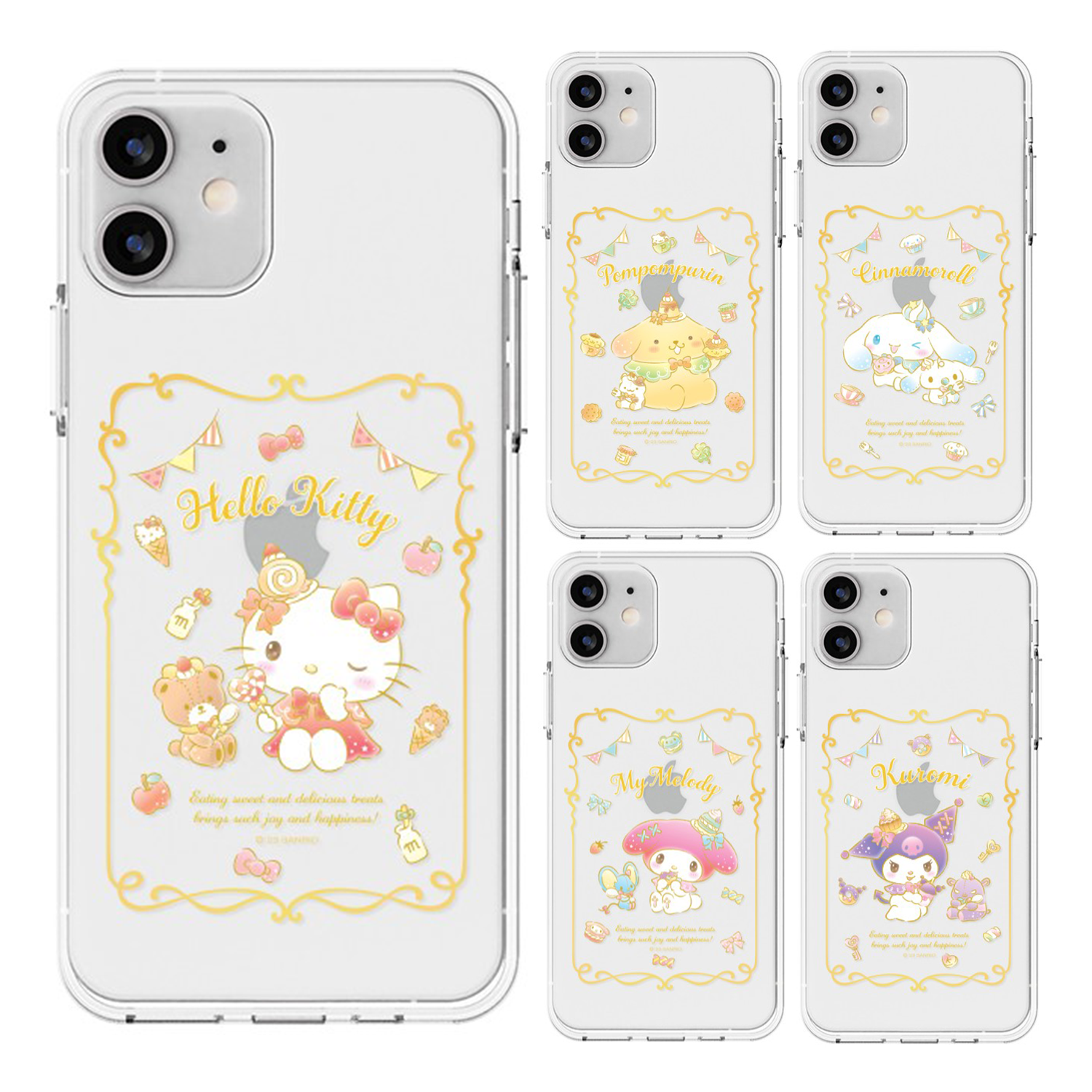 Sanrio - Clear Soft Case - 透明貼身手機保護軟殼 TY