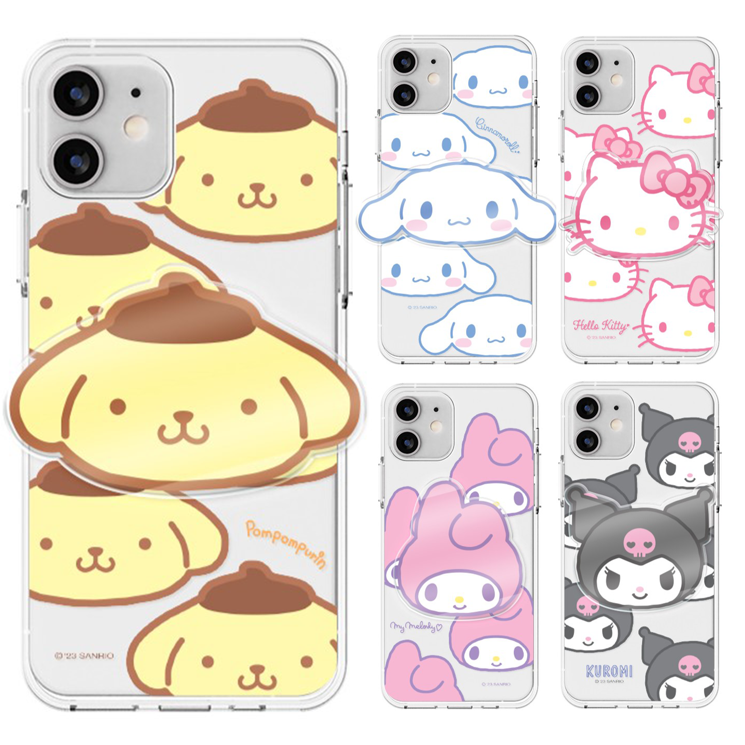 Sanrio - Clear Soft Case - 透明貼身手機保護軟殼 TY