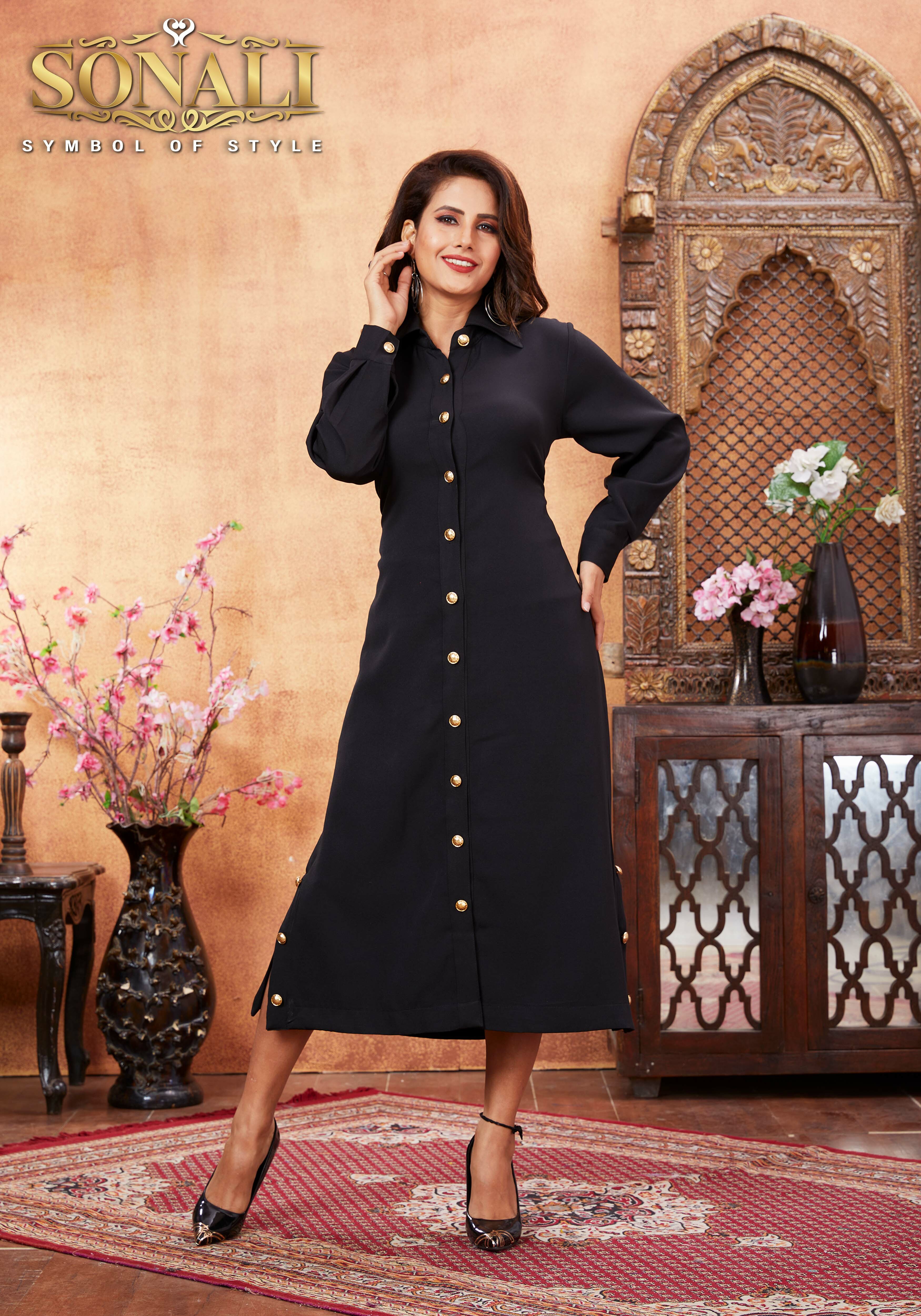 Sonali Premier Collection of Ladies Top Long Top Indian Baju Long Gown Women's Kurti Deepawali's Collection