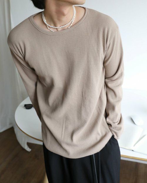 羅賓華夫格長袖T恤