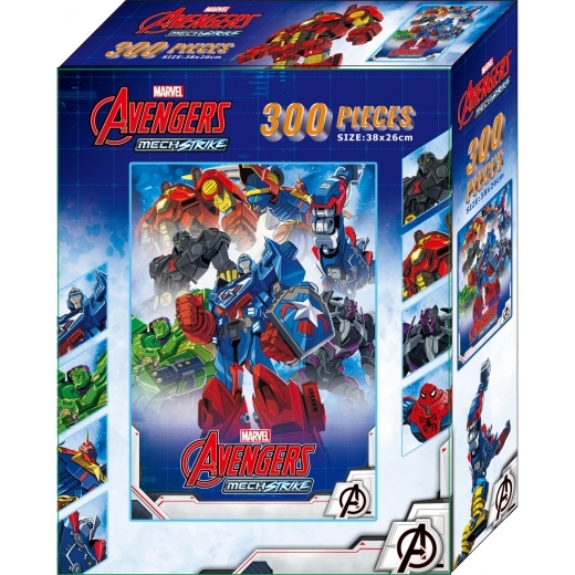 Marvel 漫威 復仇者聯盟機械大戰300片盒裝拼圖