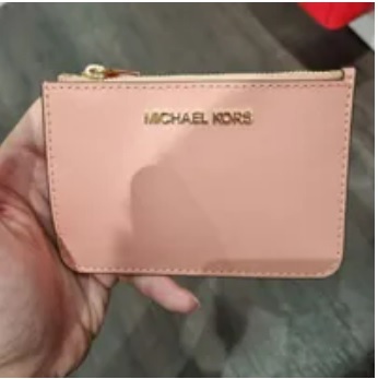 [S] MICHAEL KORS 35F7GTVU1L JET SET TRAVEL LEATHER SM TZ COINPOUCH W ID,PRIMROSE, 196163995397 (SMK618)
