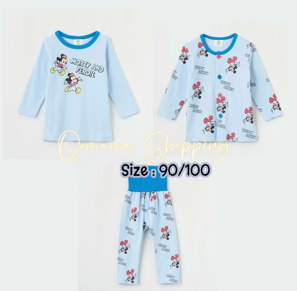 (現貨) 🇯🇵100%日本直送 Disney 家居服優惠set(2衫+1包肚仔褲) (90)