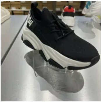 [S] STEVE MADDEN PILOT SNEAKERS,BLACK, PILO01S1-BLACK [FINAL SALE] (SSM122)