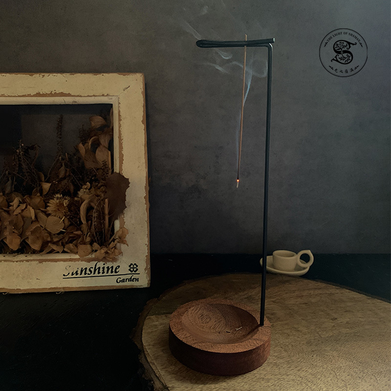 自製線香適用日式禪意 創意掛香台S15-光之薩滿