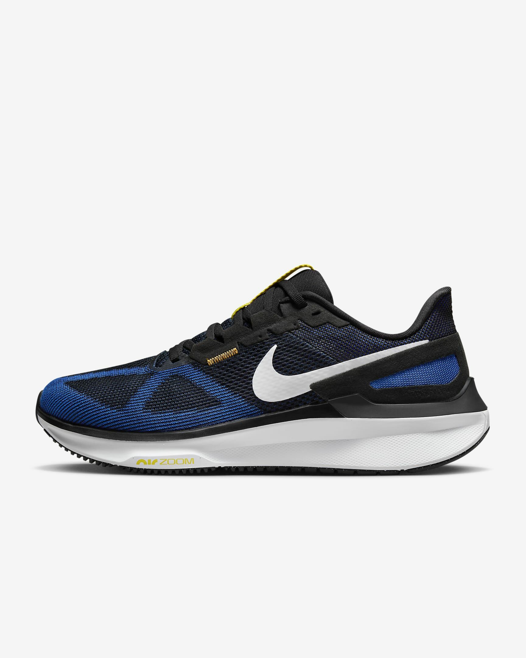 NIKE AIR ZOOM STRUCTURE 25 黑白藍慢跑鞋氣墊男鞋DJ7883-003 [台灣