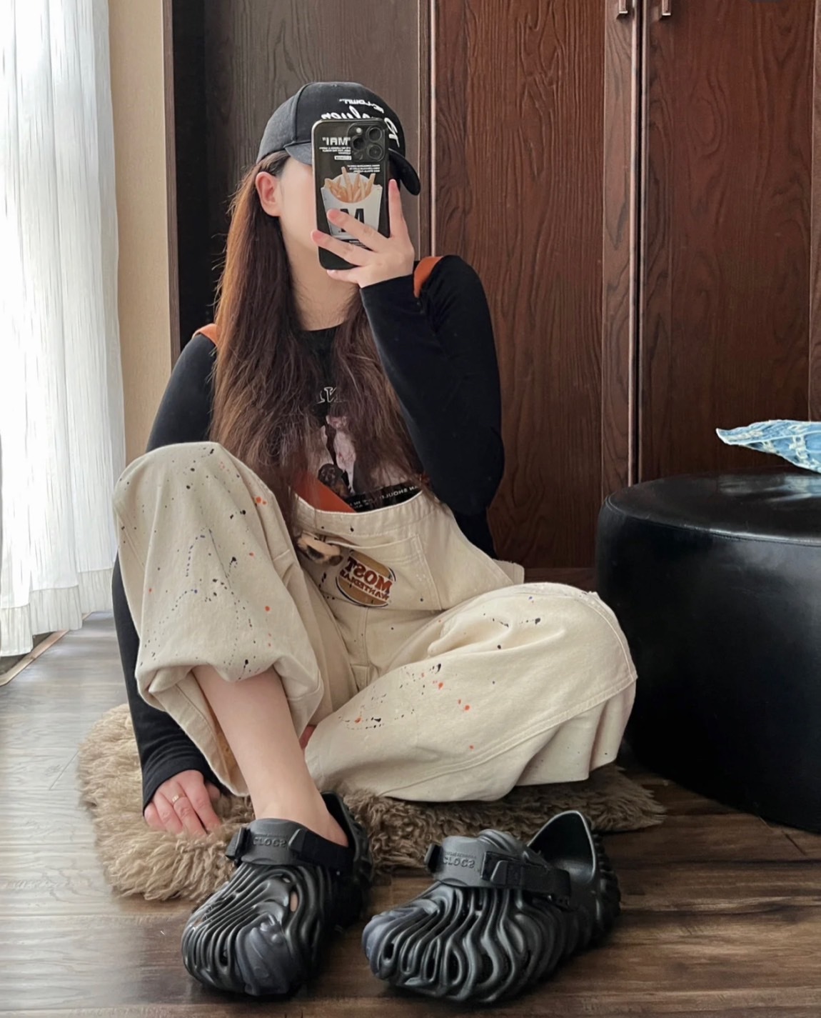 Salehe Bembury x Crocs Pollex Clog 指紋洞洞鞋 黑