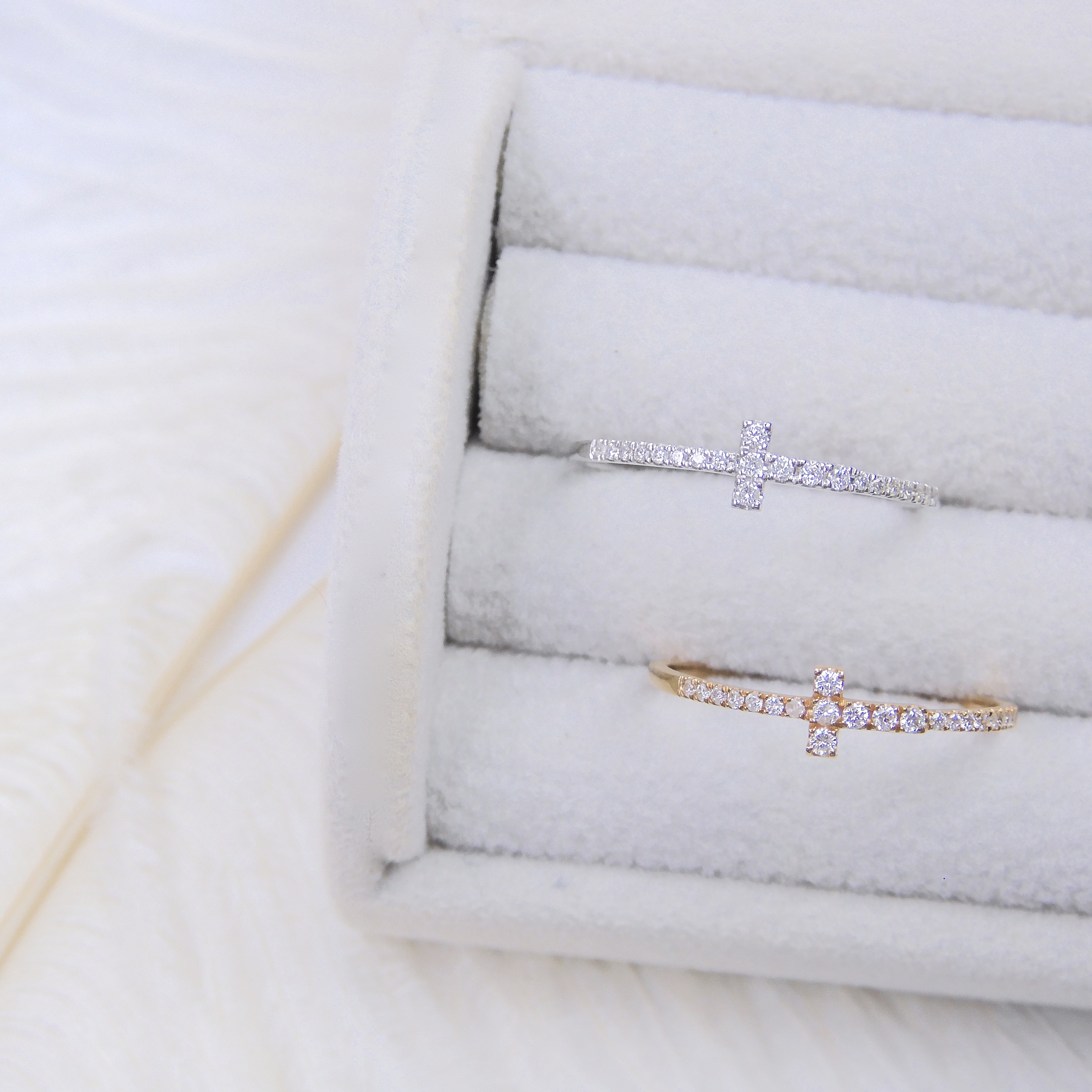 18K Gold 0.1ct Diamond Ring