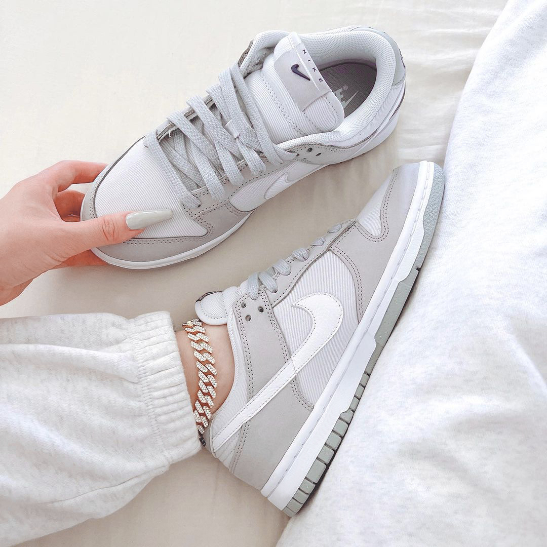 NIKE DUNK LOW LX 淡煙灰 淺灰 布面 女鞋 FB7720-002 / 預購