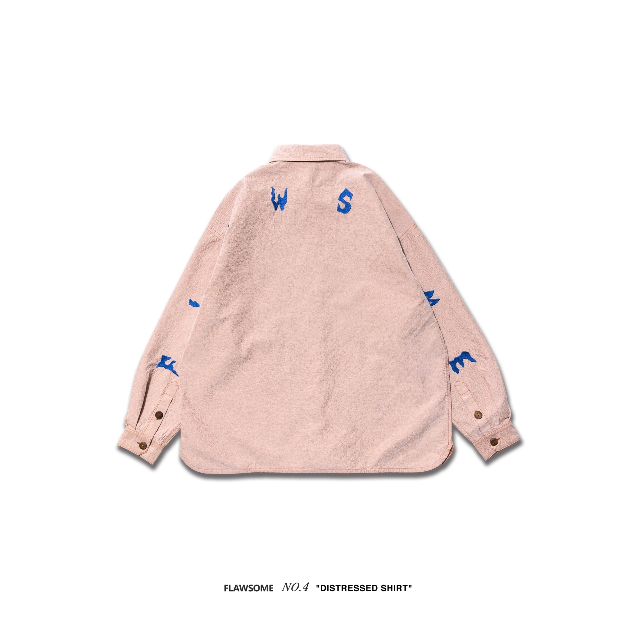 FLAWSOME NO.4"DISTRESSED SHIRT"