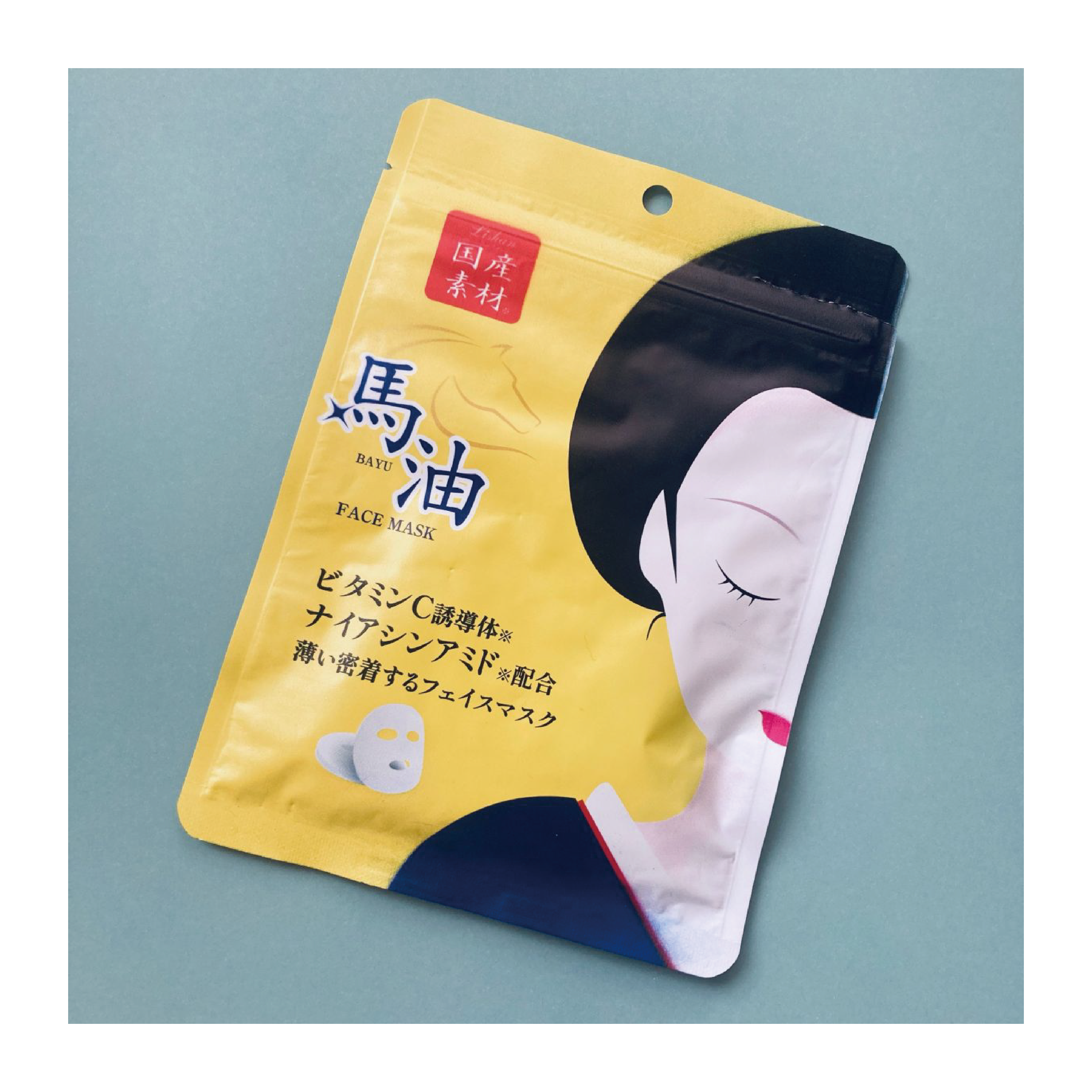 I Style Rishan 馬油和維生素C面膜 - 柑橘檸檬香味 5片 (3件裝) 