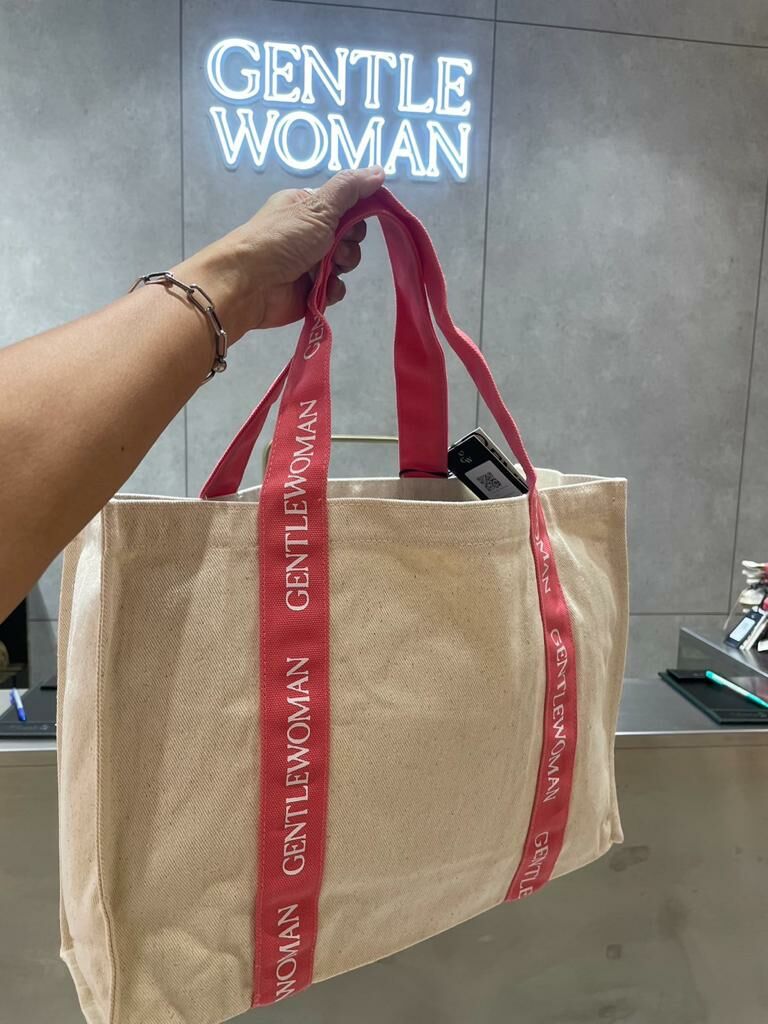 代購Gentlewoman新款 LOGO STRAP SHOPPING TOTE : PINK