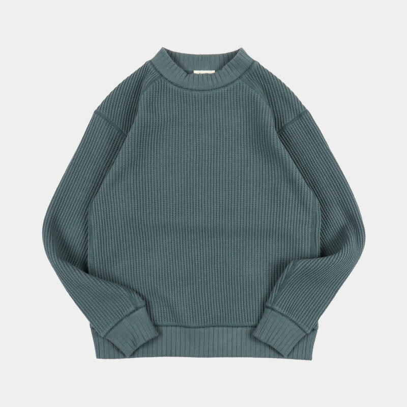 トップス jackman - Waffle Mid-neck Jackman Waffle Midneck Sweater - Ivory – Circle of Friends Shop