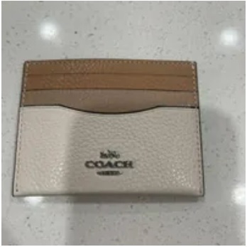 [S] COACH CK441 MC SLM ID CC,SV/SANDY BEIGE MULTI, 195031960444 (SCO531)