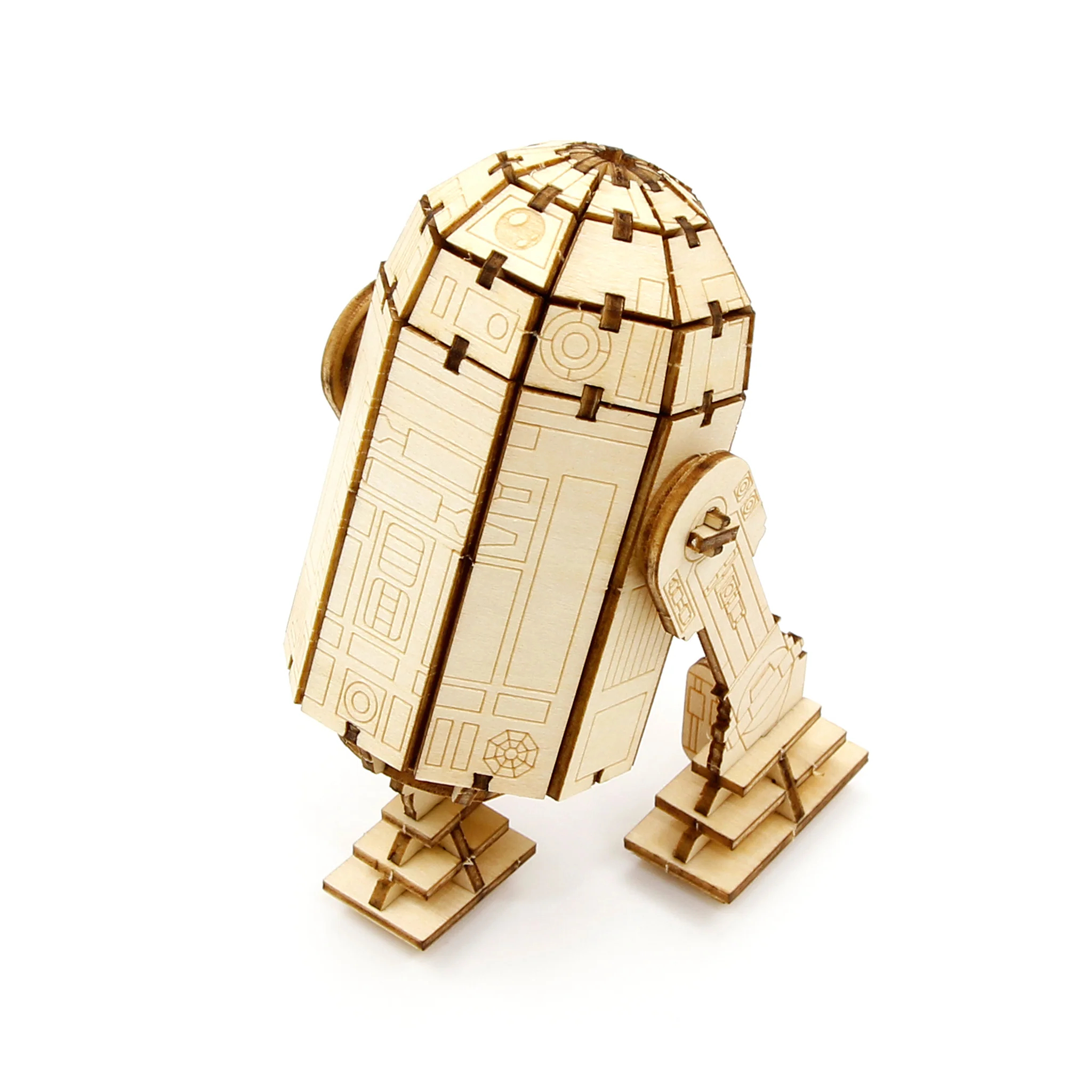 Incredibuilds KIT+ 3D Wooden Puzzle | Starwars: R2D2
