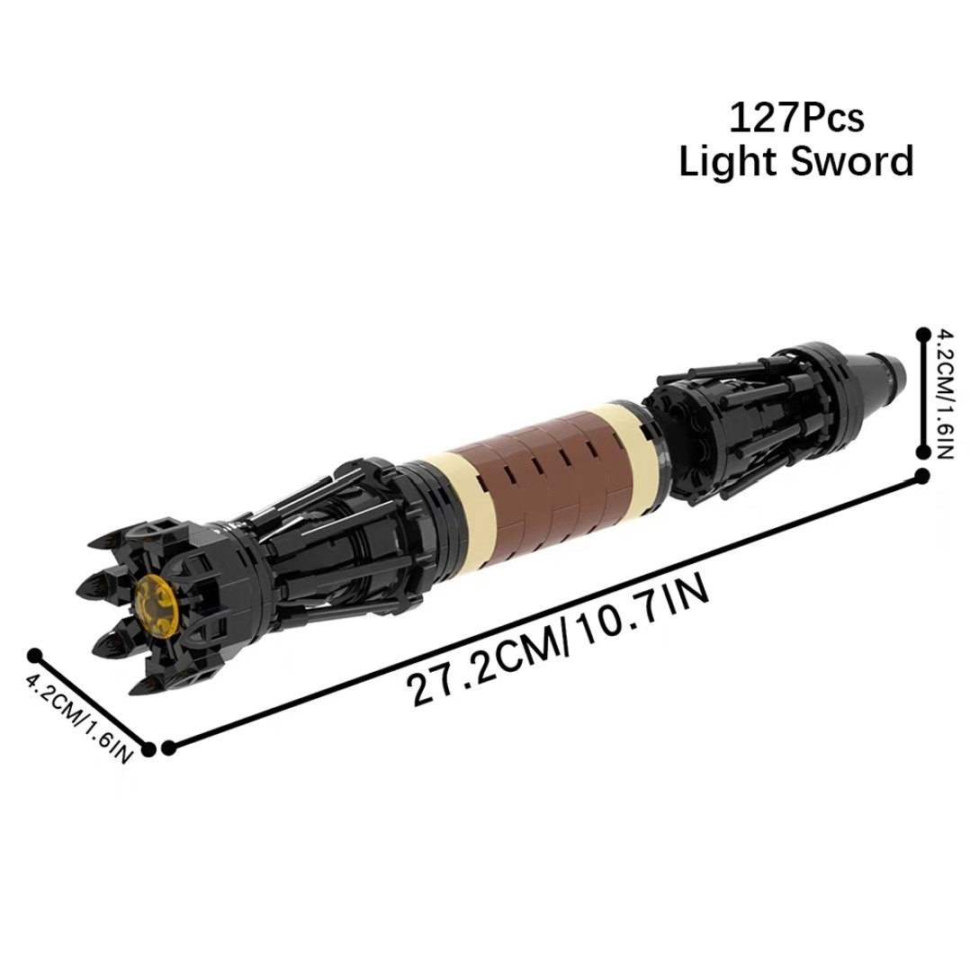 MOC Light Sword Star Wars Buildings Set Fit Lego NO BOX MOC2145