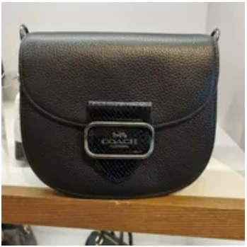 [S] COACH CG470 SNK TRIM MORG SDL,BLACK MULTI, 195031752056 (SCO535)
