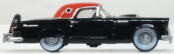 Oxford 87TH56008 HO規 Raven Black/Fiesta Red Ford Thunderbird 1956 福特雷鳥