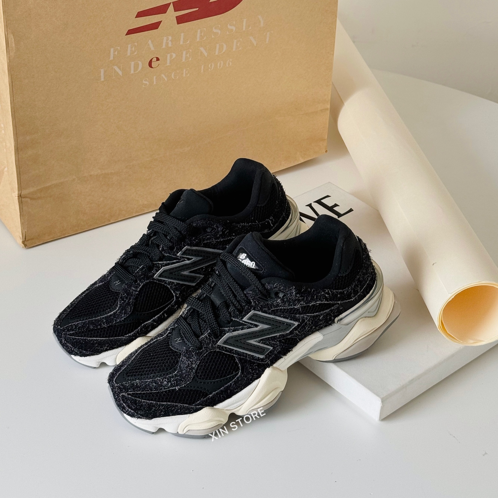 【現貨】New Balance NB 9060 復古 Y2K 麂皮 海鹽黑 U9060HSD