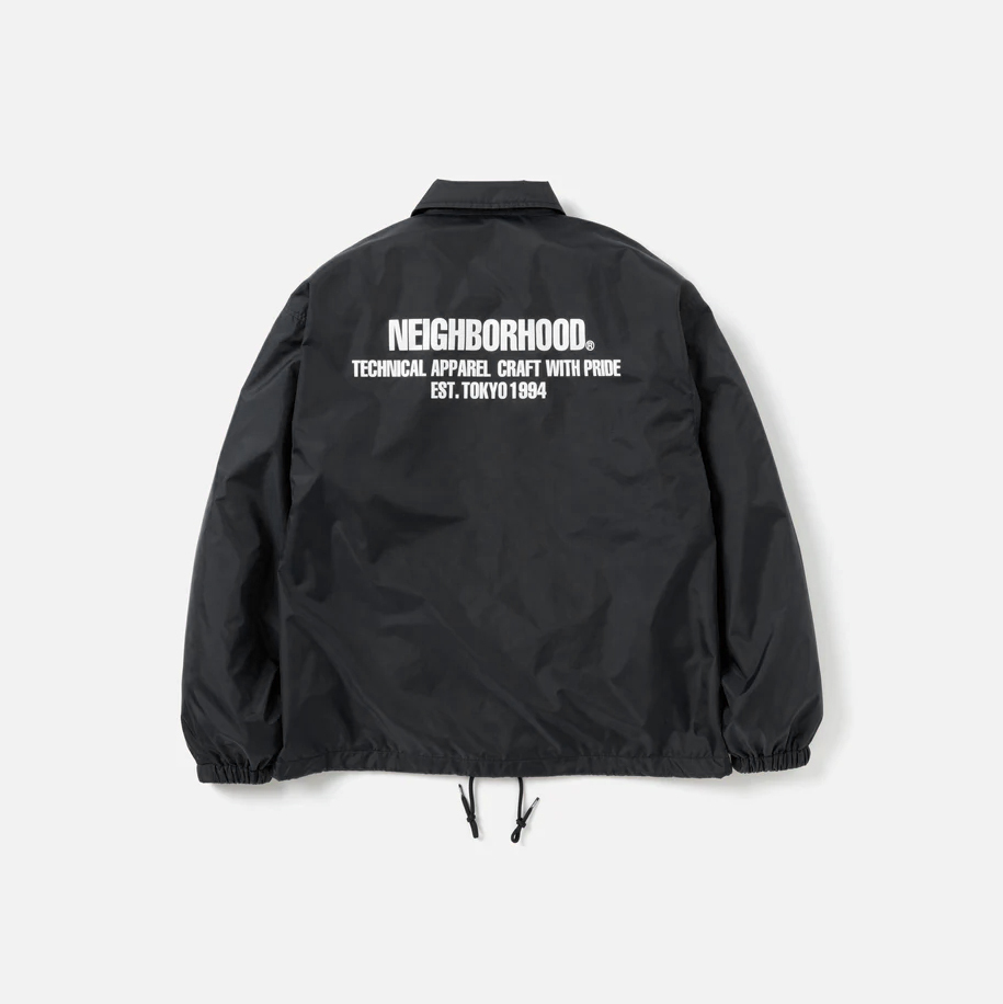 -(B6b)-NEIGHBORHOOD WINDBREAKER JACKET 風衣 教練外套 黑/海軍藍/酒紅-232TSNH-JKM01