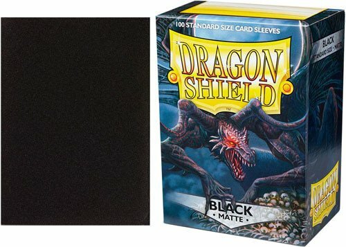 龍盾卡套 Dragon Shield: Black Matte Clear Standard Size