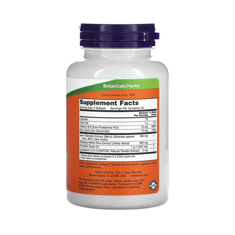 Now Foods Prostate Support, 90 Softgels