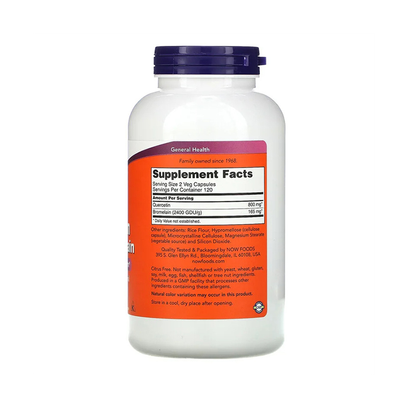 Now Foods Quercetin 800 mg , 240 Capsules