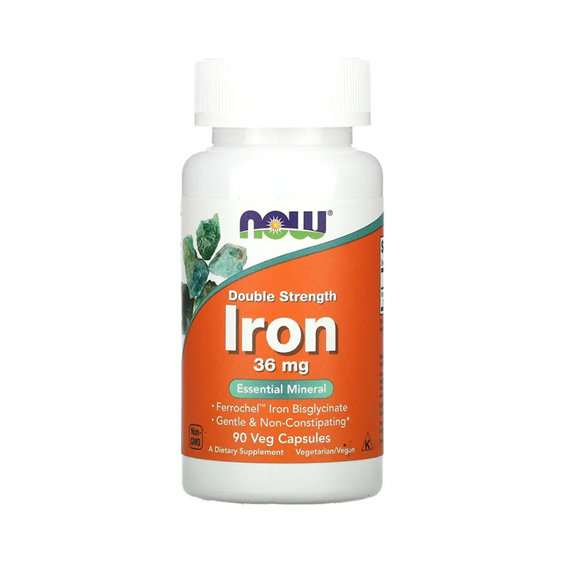 Now Foods Iron 36 mg ,90 Veg Capsules