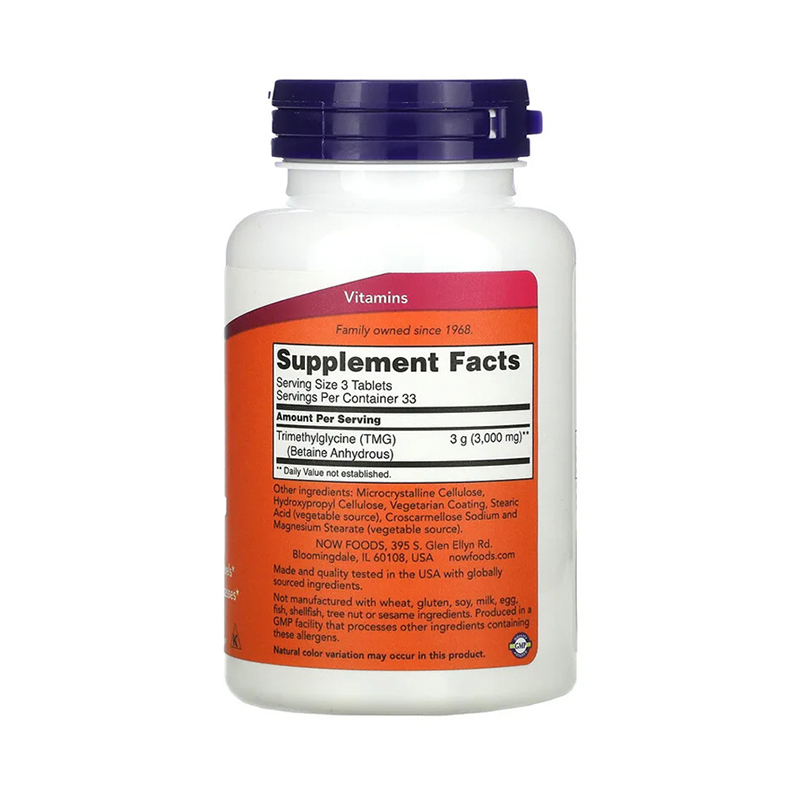 Now Foods TMG 1000 mg , 100 Tablets