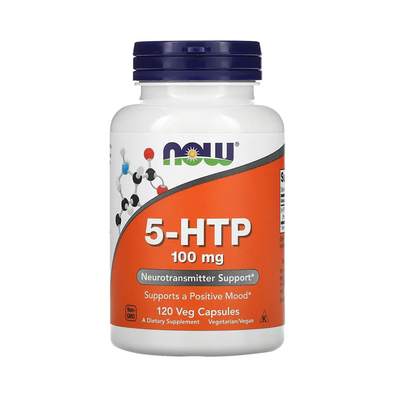 Now Foods 5-HTP 100mg ,120 Veg Capsules