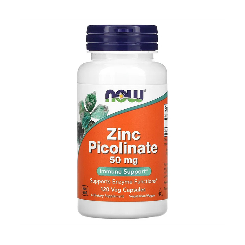 Now Foods, Zinc Picolinate 50 mg, 120 Veg Capsules