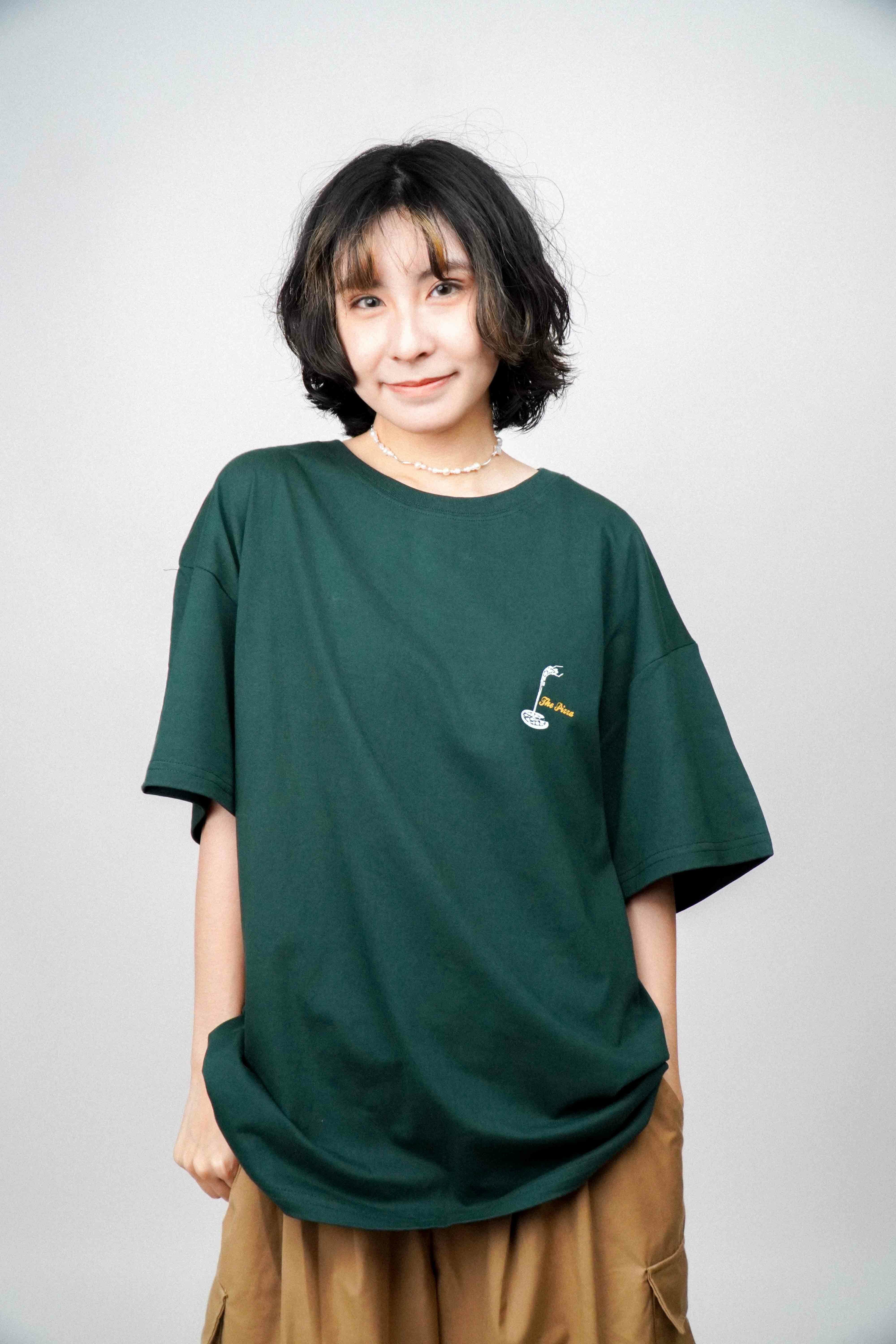 『Always_Good』PIZZA貓貓 印花 短TEE