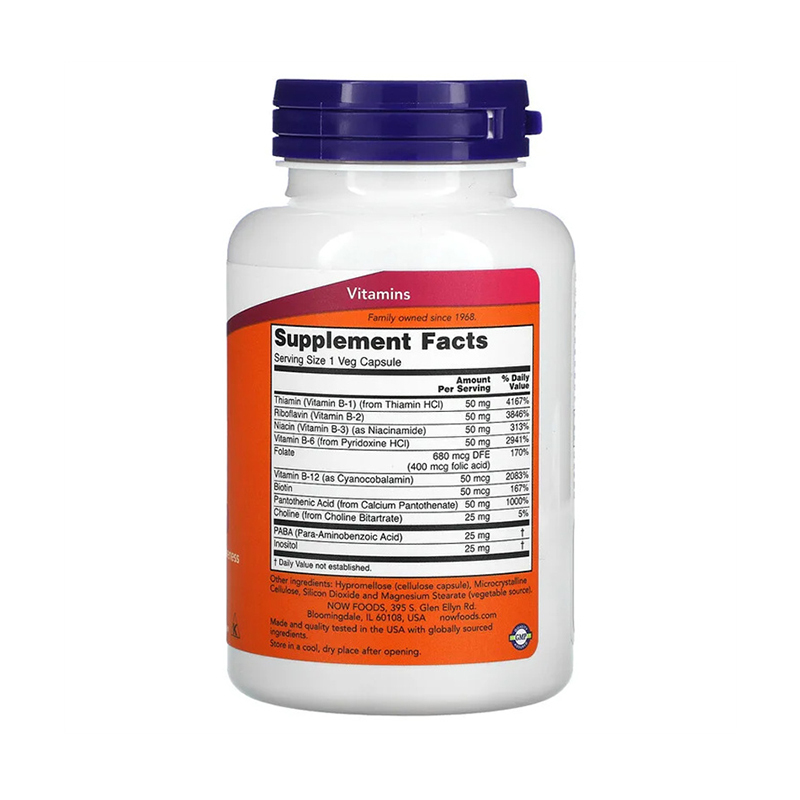 Now Foods, B-50, 100 Veg Capsules