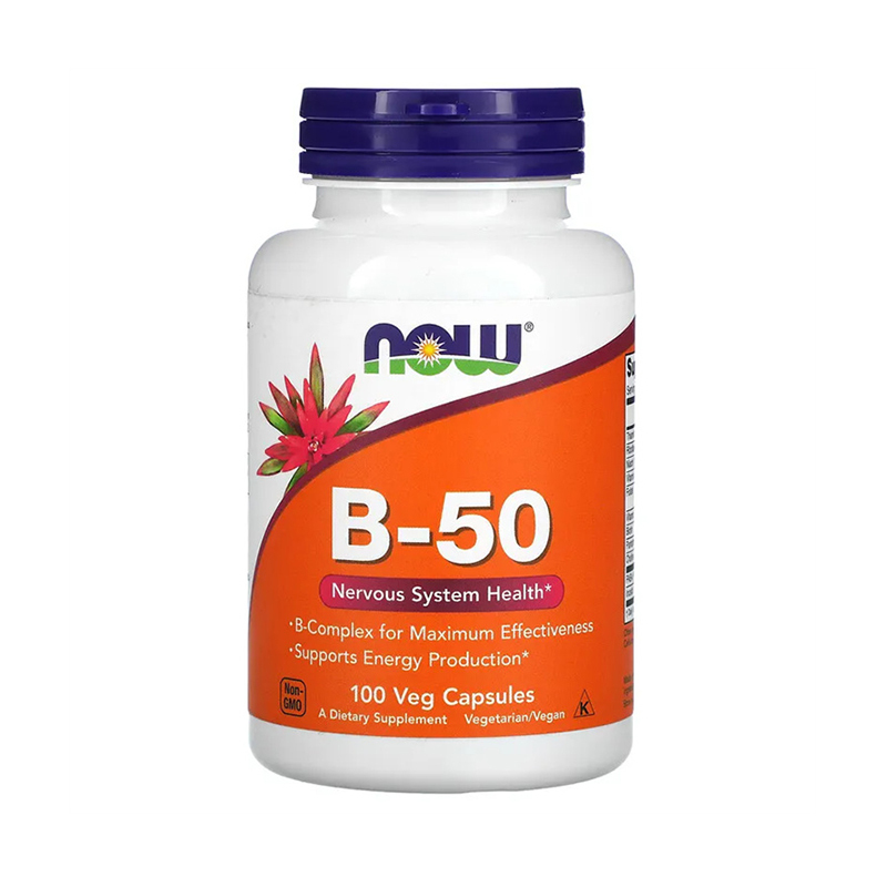 Now Foods, B-50, 100 Veg Capsules