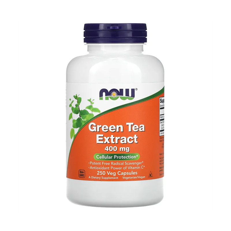 Now Foods Green Tea Extract 400mg , 250 Veg Caps