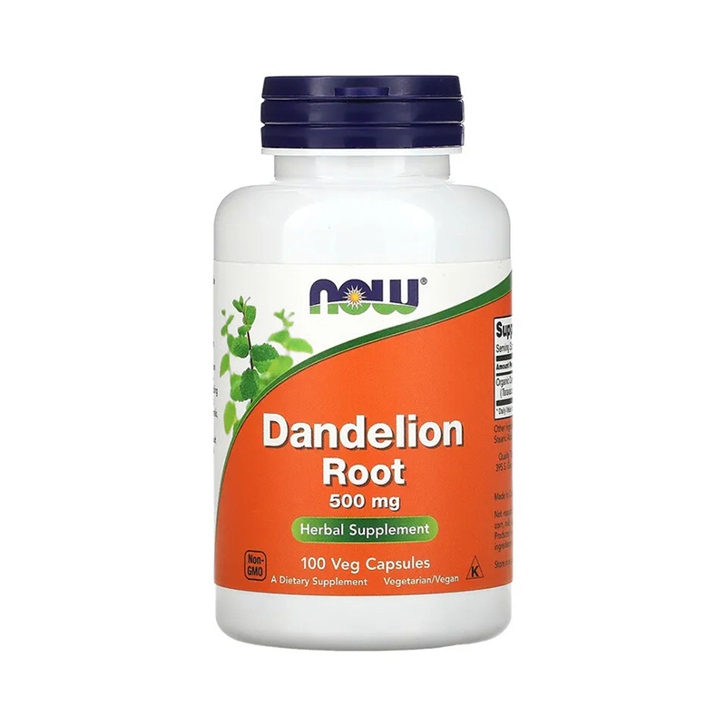 Now Foods, Dandelion Root, 500 mg, 100 Veg Capsules