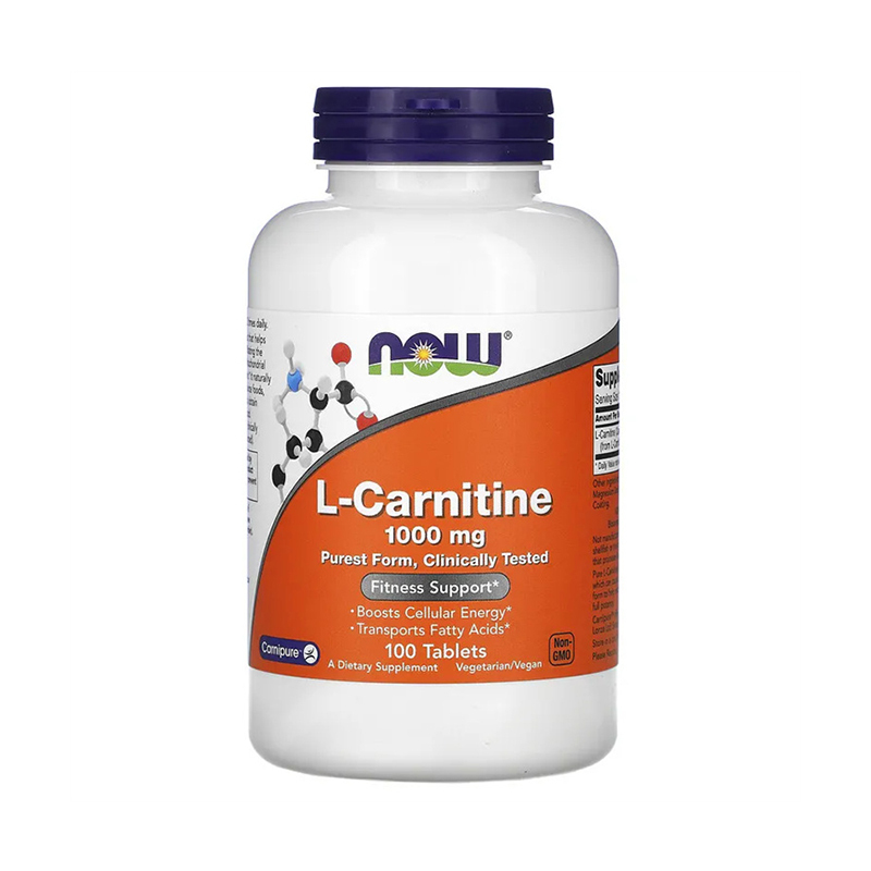Now Foods, L-Carnitine,1000 mg, 100 Tablets