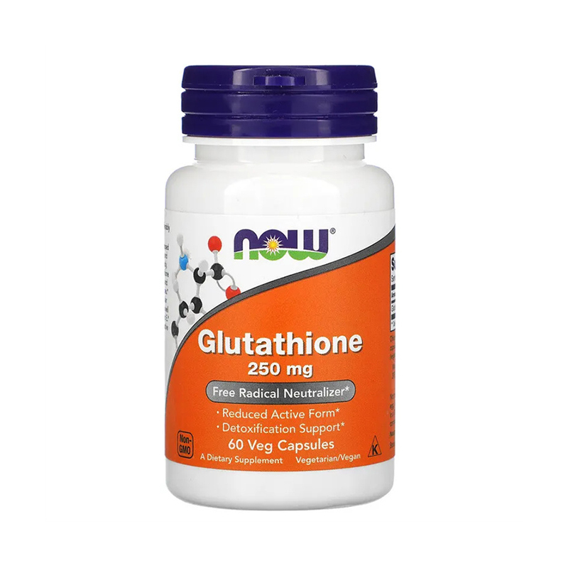 Now Foods, Glutathione, 250 mg, 60 Veg Capsules