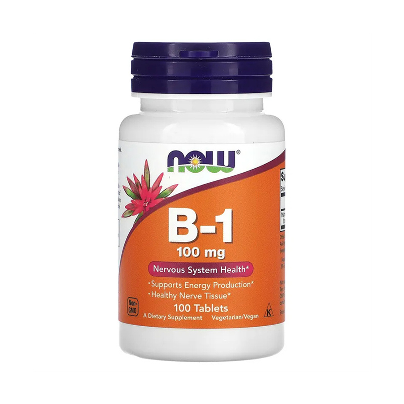 Now Foods, B-1, 100 mg, 100 Tablets
