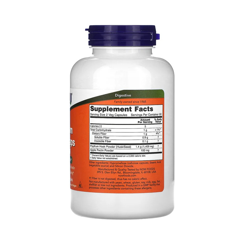 Now Foods, Psyllium Husk Caps, 700 mg, 180 Capsules