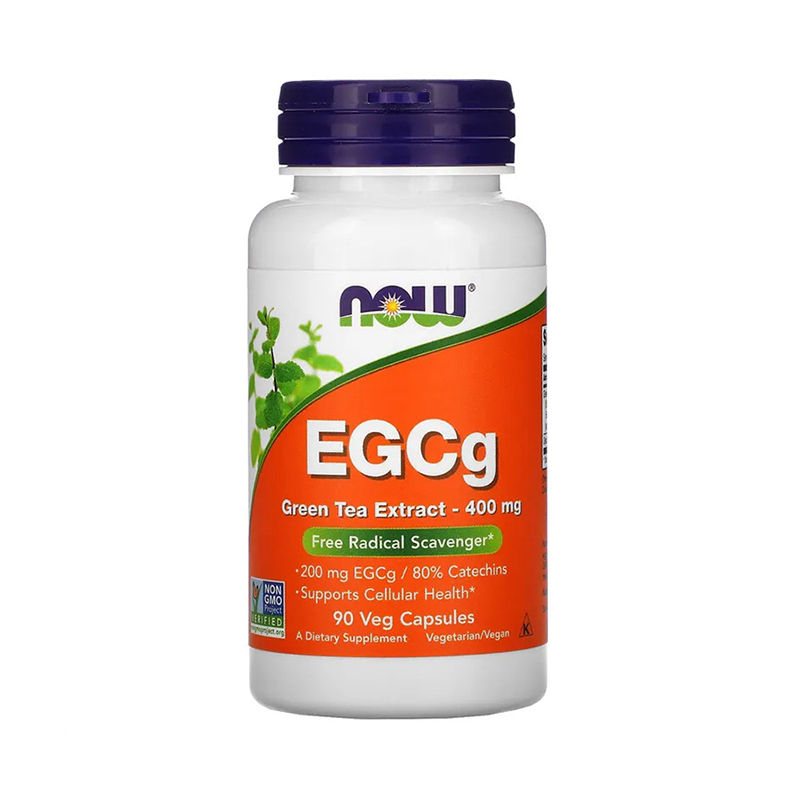 Now Foods, EGCg, Green Tea Extract, 400 mg, 90 Veg Capsules