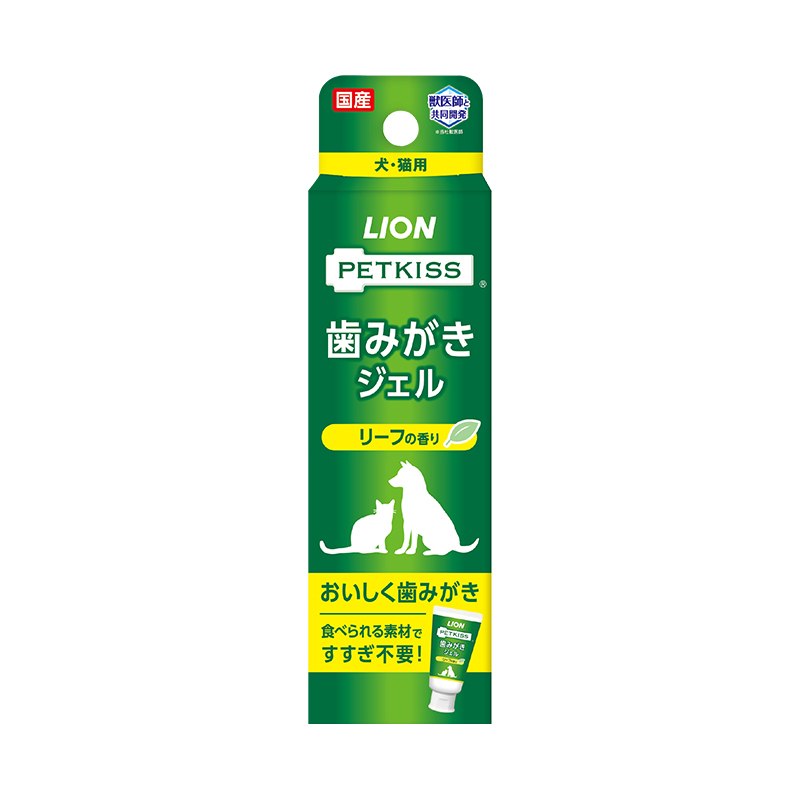 日本 LION PETKISS 親親寵物牙膏 - 草本清香 40g
