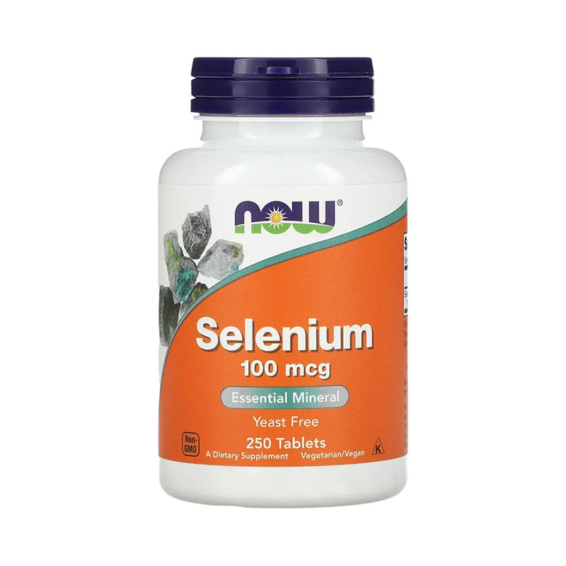 Now Foods, Selenium, Yeast Free, 100 mcg, 250 Tablets