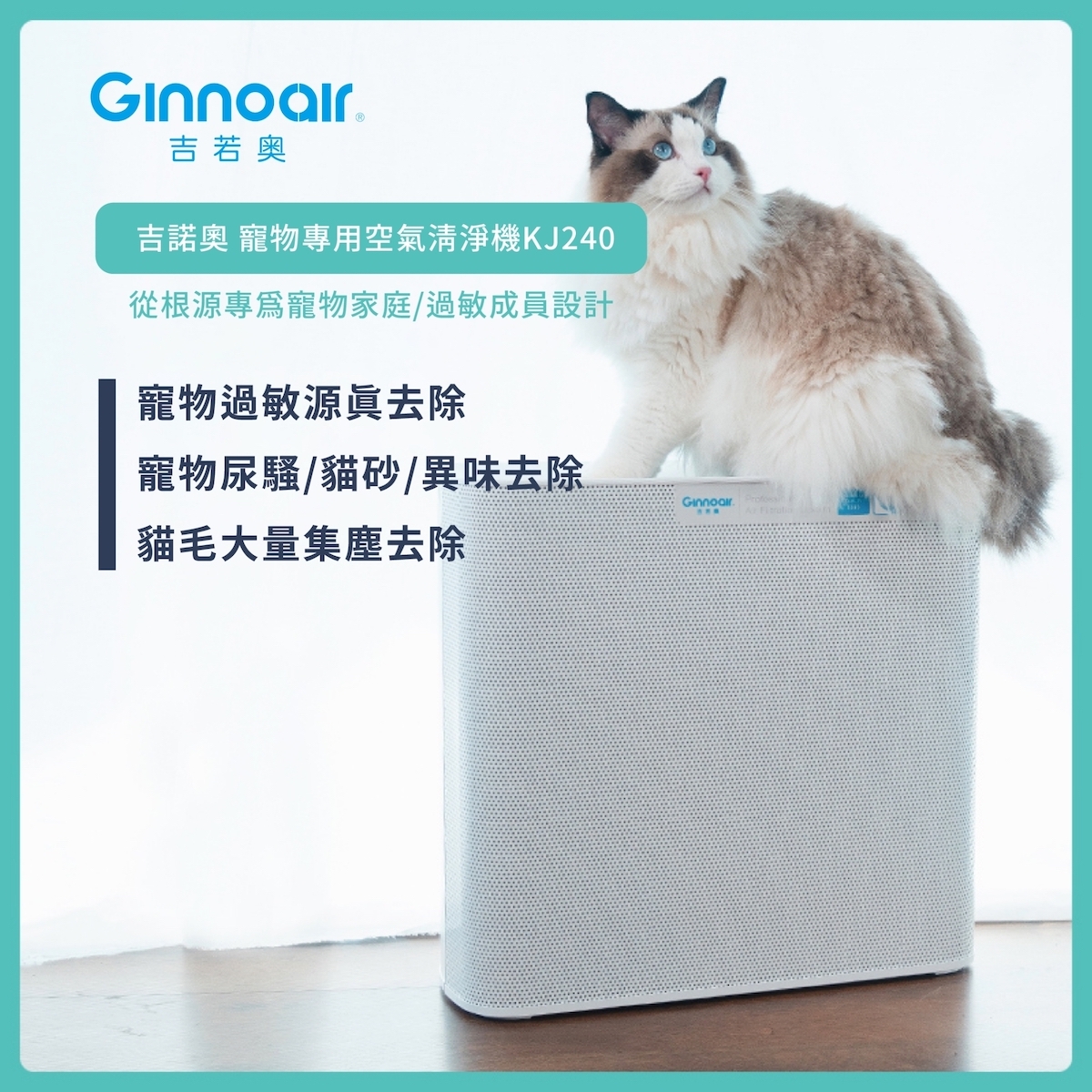 Ginnoair 寵物空氣清淨機