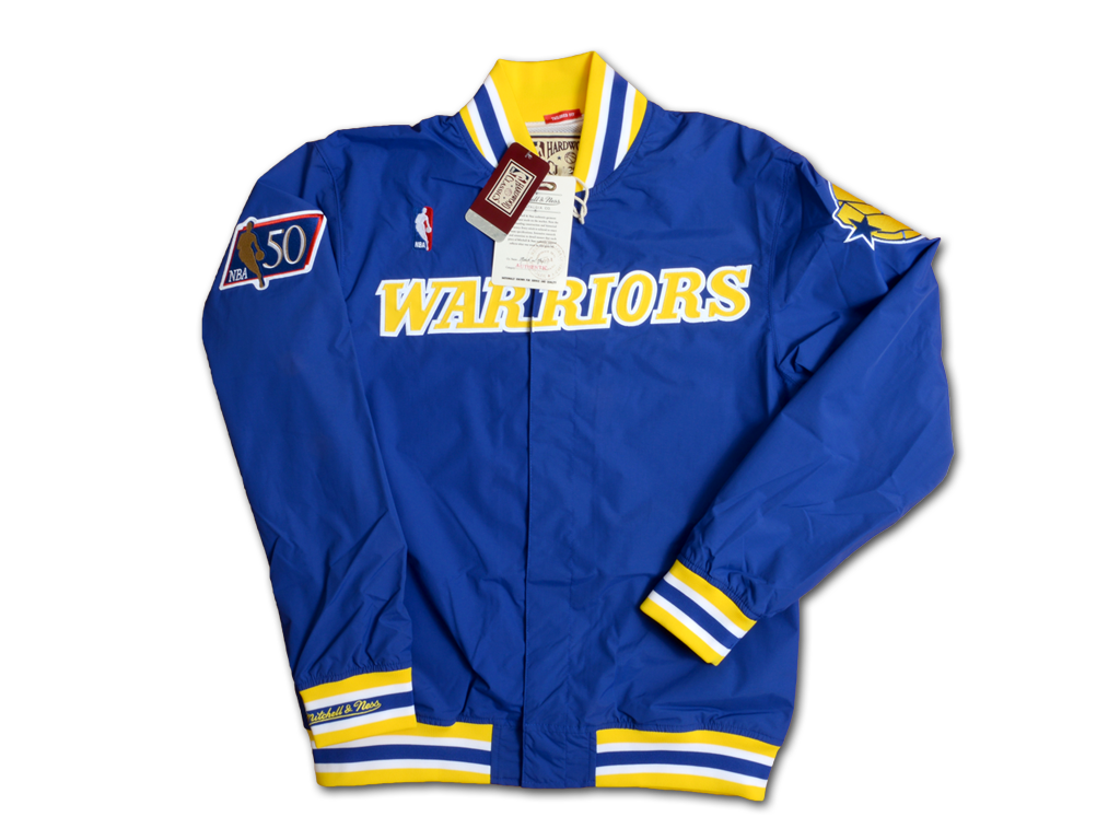 Mitchell & Ness 金州勇士隊 1996-1997 球員版 熱身外套