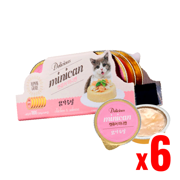 Cat pure | Minican韓國迷你零食貓罐 雞肉 30g x 6 (CP-1666)