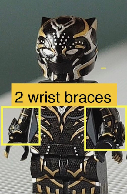 【Lifebrick】黑豹女 (僅配件)