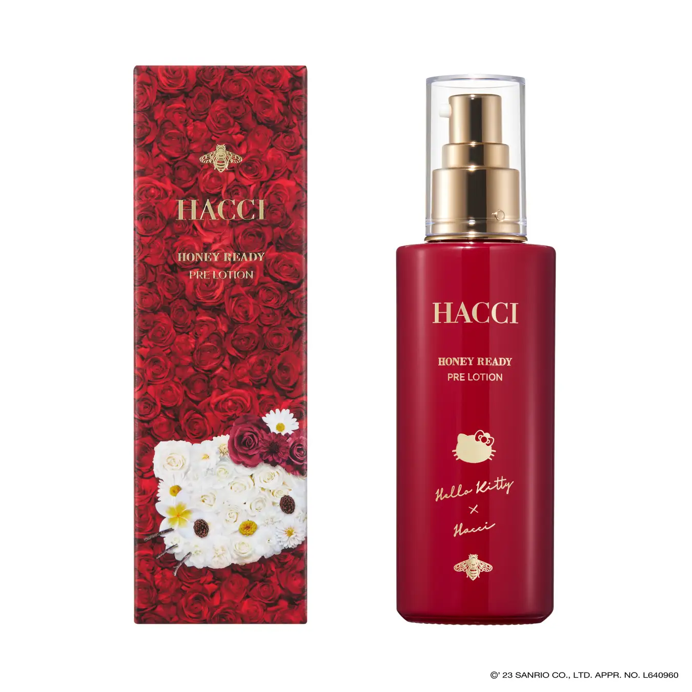 [限定] HACCI x HELLO KITTY Honey Ready Pre Lotion 95ml