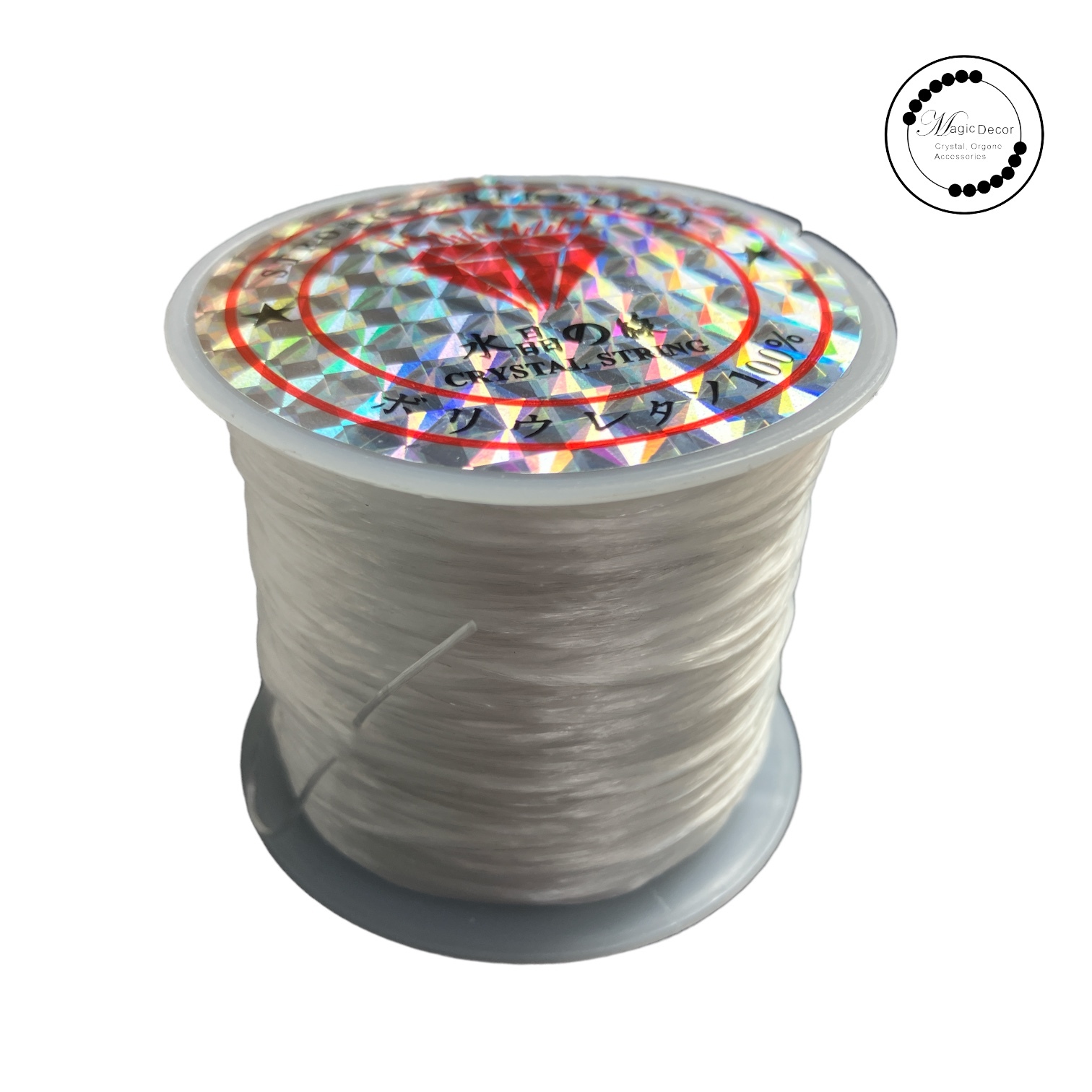 白色彈力繩（送0.3mm穿針線）